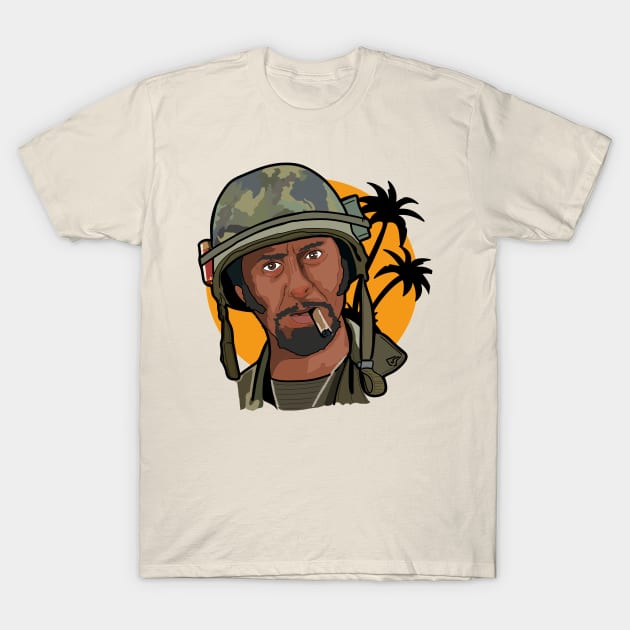 Tropic Thunder - Robert Downey Jr. - T-Shirt by tharrisunCreative